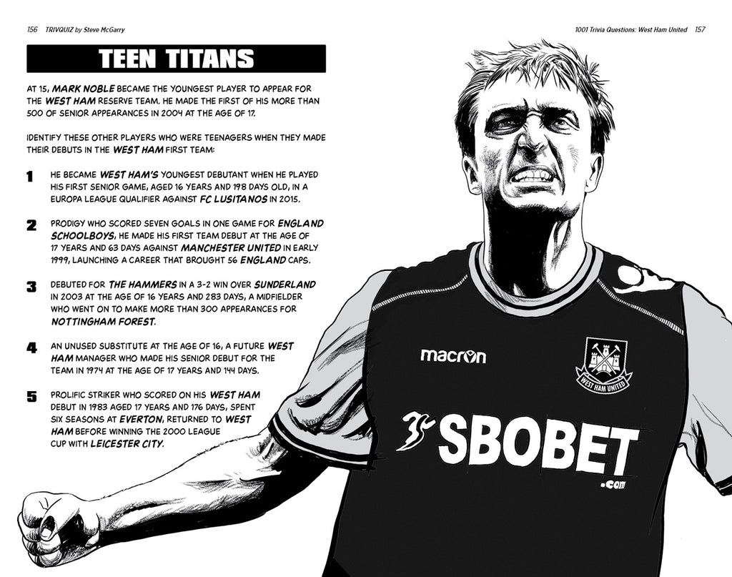 1001 Trivia Questions - West Ham United
